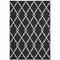 Homeroots 7 x 10 ft. Black & Ivory Trellis Indoor & Outdoor Area Rug 389534 - alternate 1